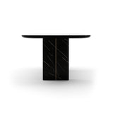 Black Rectangular Dining Table | Caracole Overlap