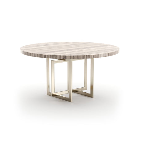 Round Sandstone Dining Table L | Caracole Wish You Were Here