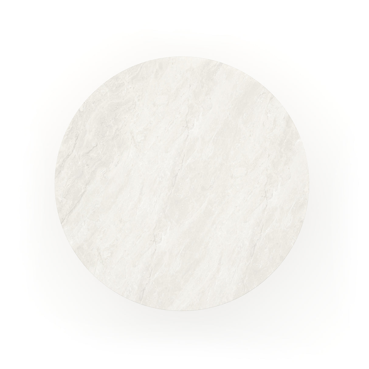 Round Cream Travertine Dining Table | Caracole Rhythm