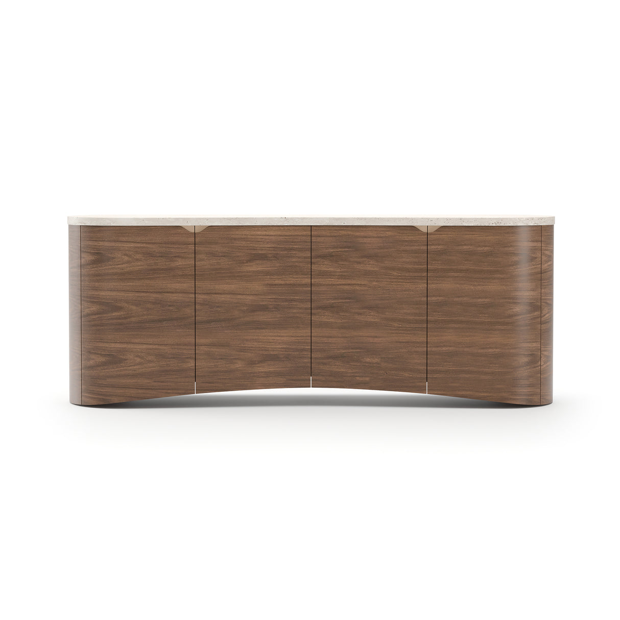 Travertine 4-Door Sideboard | Caracole Fleur
