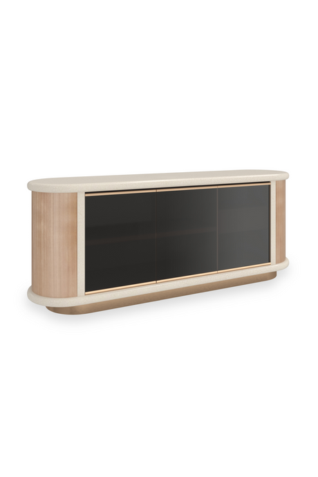 Ivory Framed 3-Door Sideboard | Caracole Seta | Caracole.eu.com