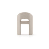 White Velvet Dining Armchair | Caracole Overlap