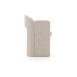 White Velvet Dining Armchair | Caracole Overlap