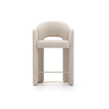 White Velvet Counter Stool | Caracole Overlap
