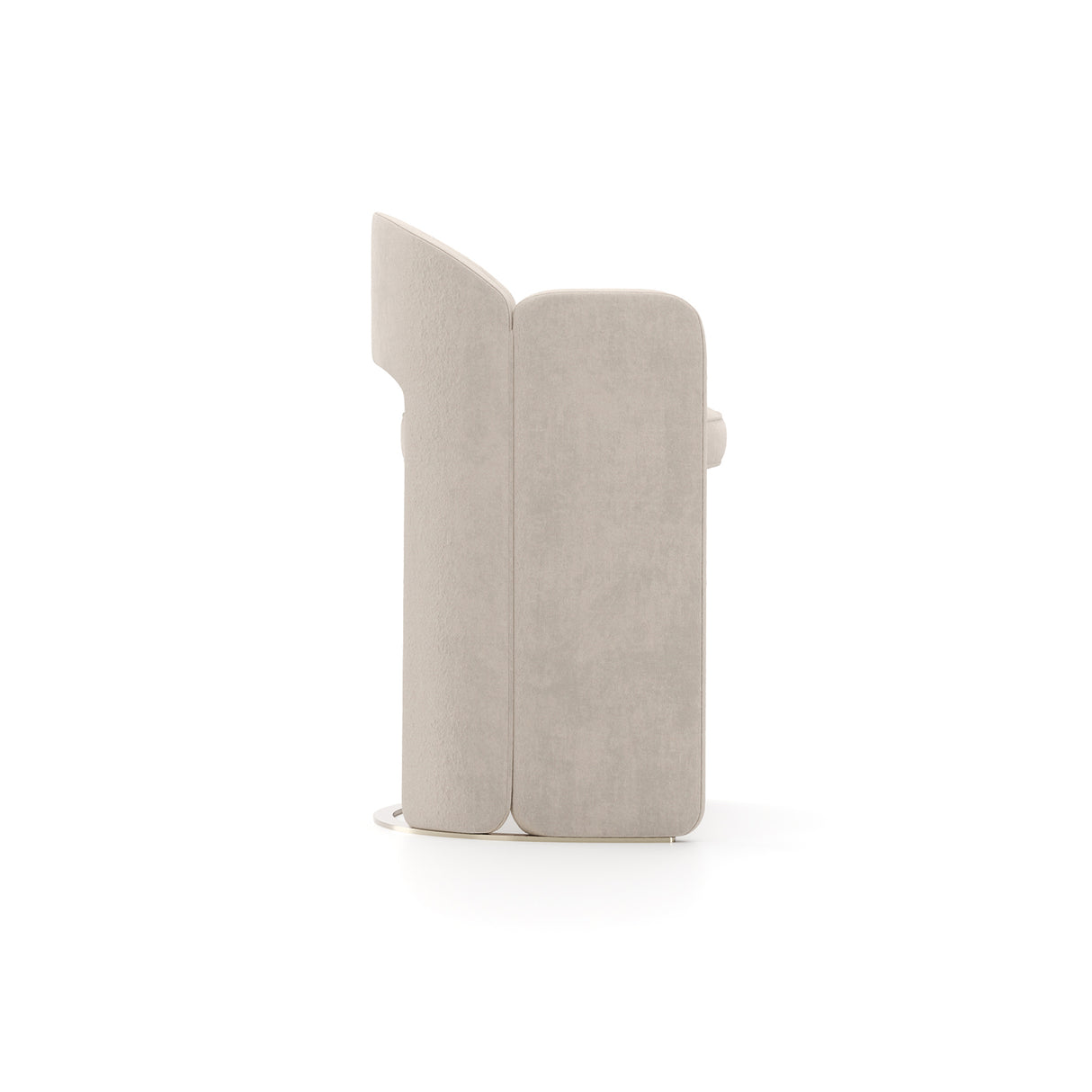 White Velvet Counter Stool | Caracole Overlap