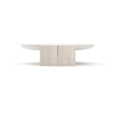 Travertine Panels Cocktail Table | Caracole Overlap