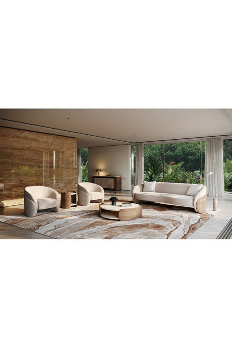 Wood Shelf Open Coffee Table | Caracole Fleur | Caracole.eu.com