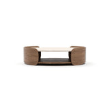 Wood Shelf Open Coffee Table | Caracole Fleur