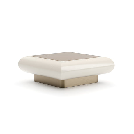 Ivory Square Coffee Table | Caracole Seta