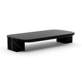 Black Rectangular Coffee Table | Caracole Overlap