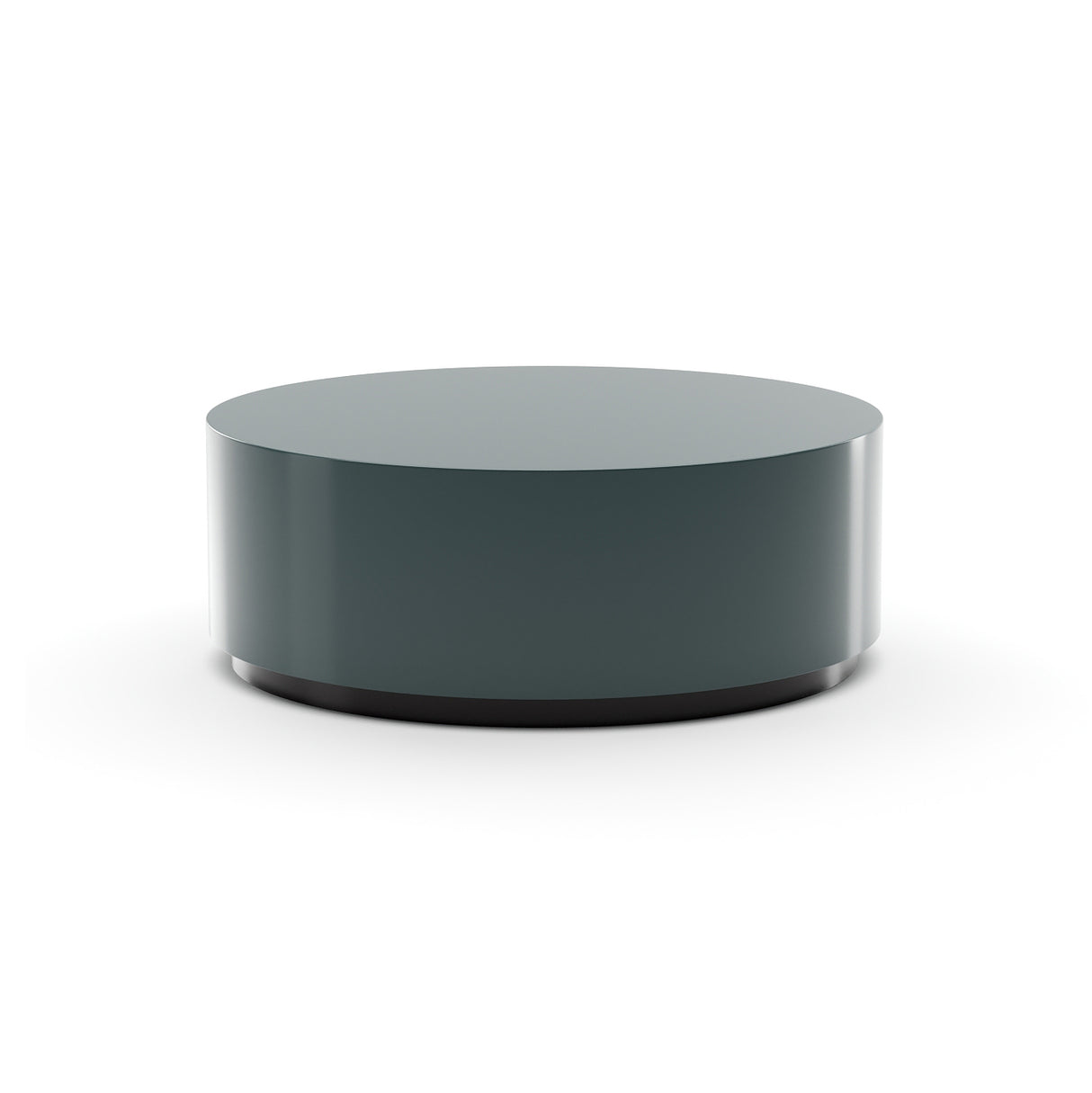 Round Black Coffee Table | Caracole Couture