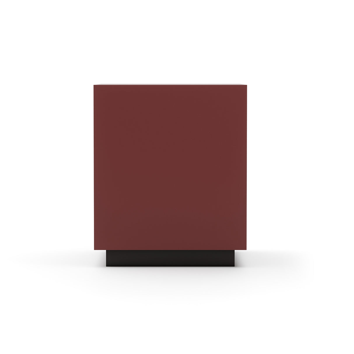 Red Gloss Square End Table | Caracole Couture