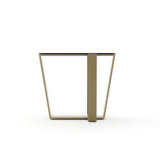 Smoked Bronze Glass Side Table | Caracole Counter Balance