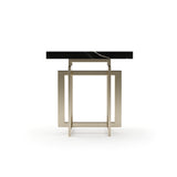 Black Marble Square Side Table | Caracole Wish You Were Here