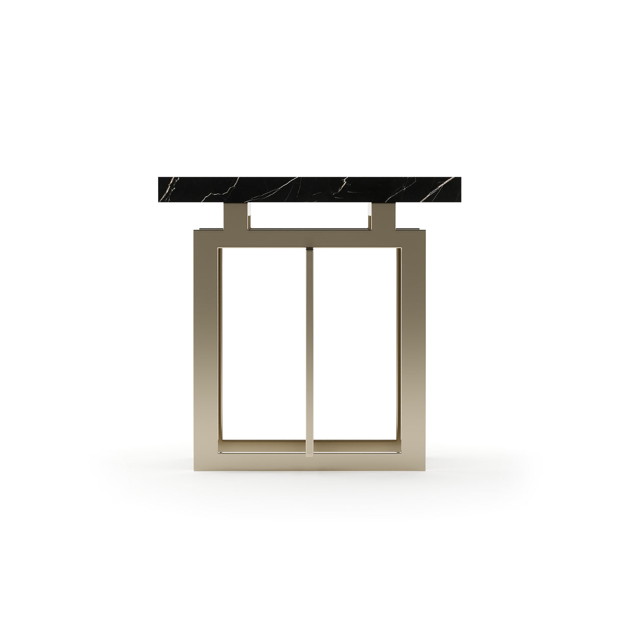 Black Marble Square Side Table | Caracole Wish You Were Here