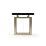 Black Marble Square Side Table | Caracole Wish You Were Here