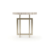 Round Sandstone Side Table | Caracole Wish You Were Here