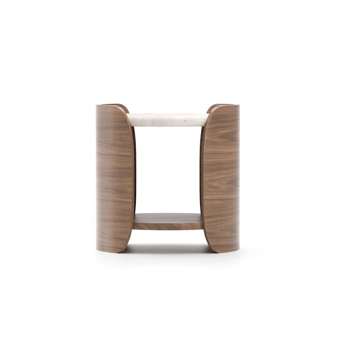 Wood Shelf Side Table | Caracole Fleur