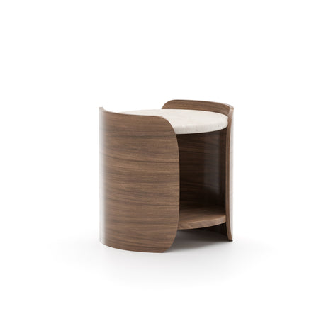 Wood Shelf Side Table | Caracole Fleur