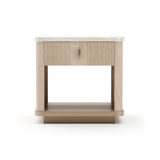 2-Drawer Oak End Table | Caracole Rhythm