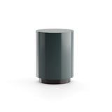 Cylindrical Black End Table | Caracole Couture