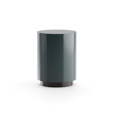 Cylindrical Black End Table | Caracole Couture