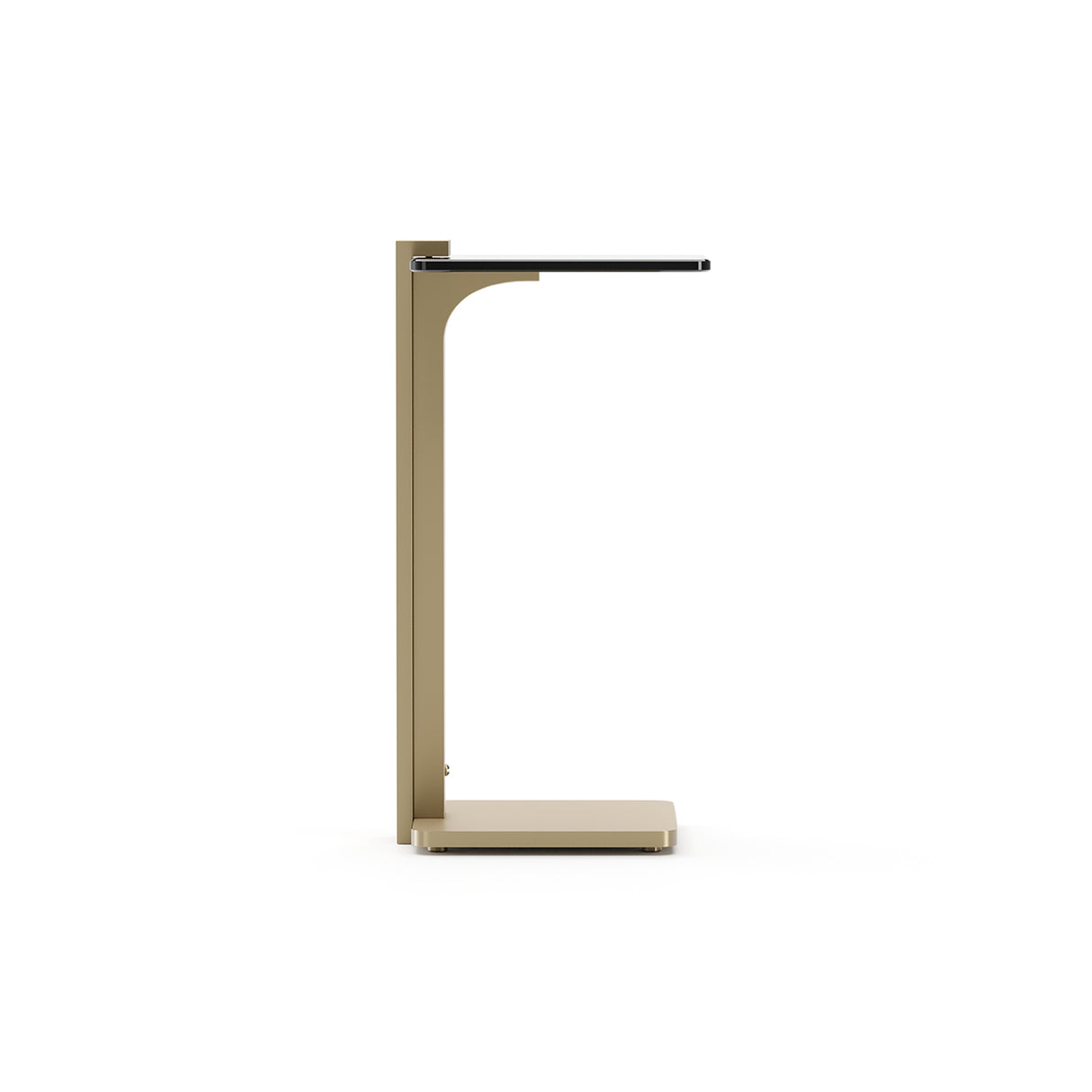 Smoked Bronze Glass Spot Table | Caracole Counter Balance