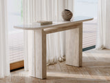Travertine Panels Console Table | Caracole Overlap