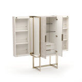 Sandstone 2-Door Bar Cabinet | Caracole Wish You Were Here