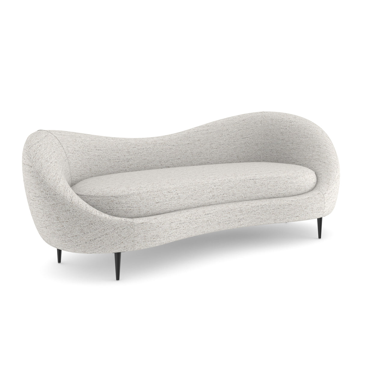 Bean-Shaped Chenille Sofa | Caracole Formosa