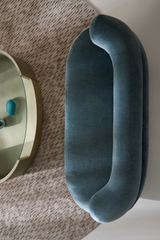 Bean-Shaped Velvet Sofa | Caracole Lagoonm | Caracole.eu.com