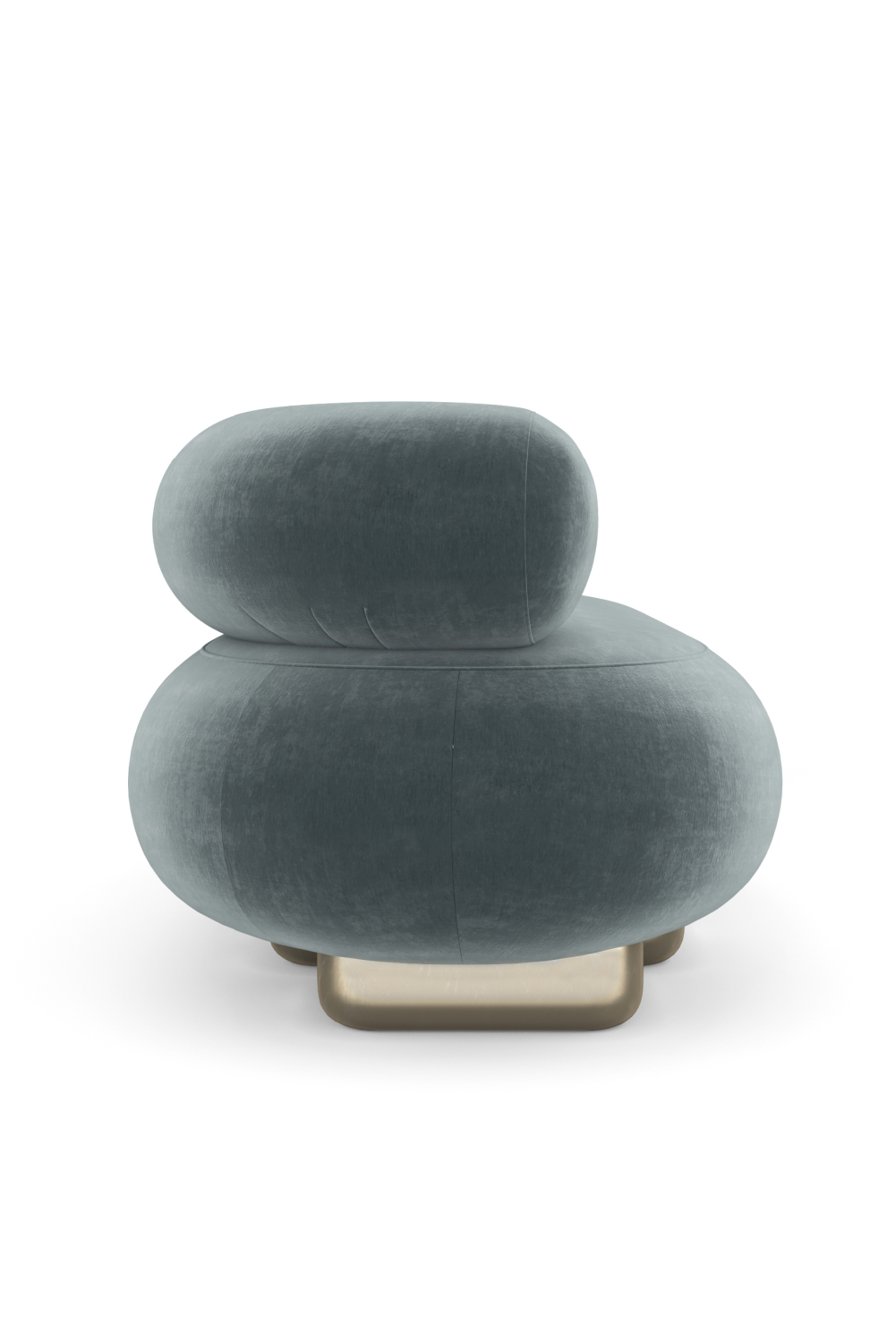 Bean-Shaped Velvet Sofa | Caracole Lagoon