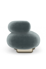 Bean-Shaped Velvet Sofa | Caracole Lagoon