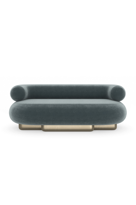 Bean-Shaped Velvet Sofa | Caracole Lagoonm | Caracole.eu.com