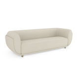 Ivory Bouclé Sofa | Caracole Cocoon
