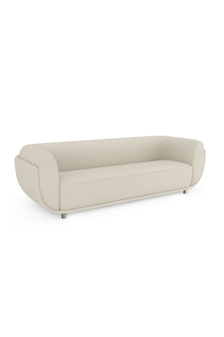 Ivory Bouclé Sofa | Caracole Cocoon | Caracole.eu.com