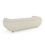 Ivory Bouclé Sofa | Caracole Cocoon