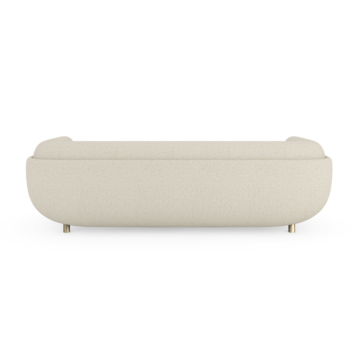 Ivory Bouclé Sofa | Caracole Cocoon