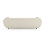 Ivory Bouclé Sofa | Caracole Cocoon
