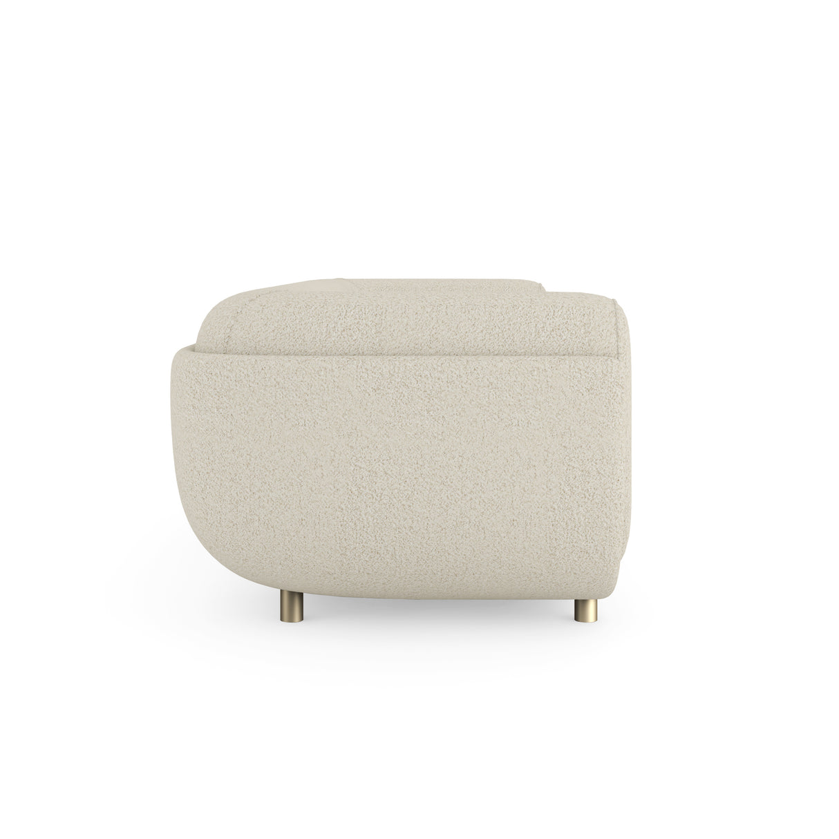 Ivory Bouclé Sofa | Caracole Cocoon