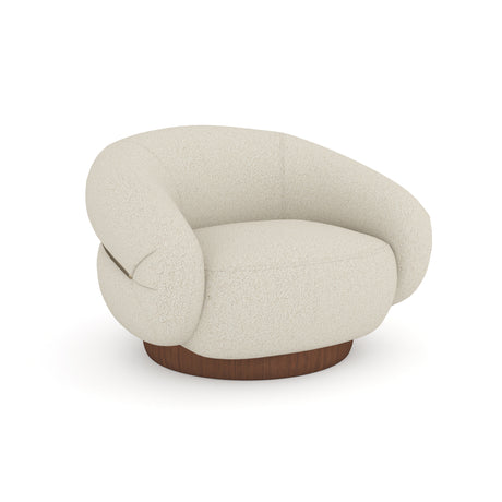 Natural Swivel Chair | Caracole Smoosh