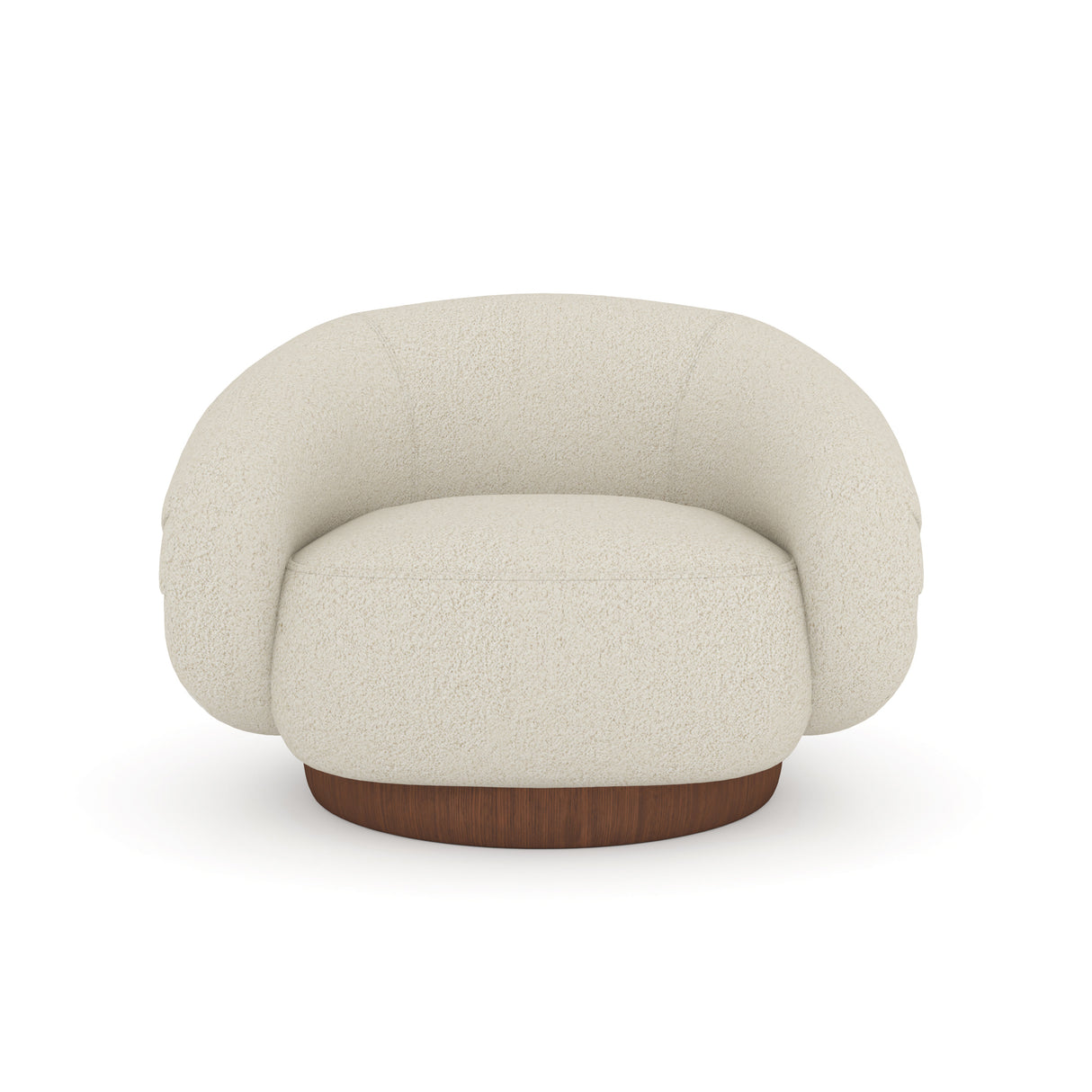 Natural Swivel Chair | Caracole Smoosh
