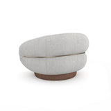 Faux Shearling Swivel Chair | Caracole Smoosh