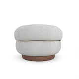 Faux Shearling Swivel Chair | Caracole Smoosh