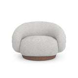 Faux Shearling Swivel Chair | Caracole Smoosh