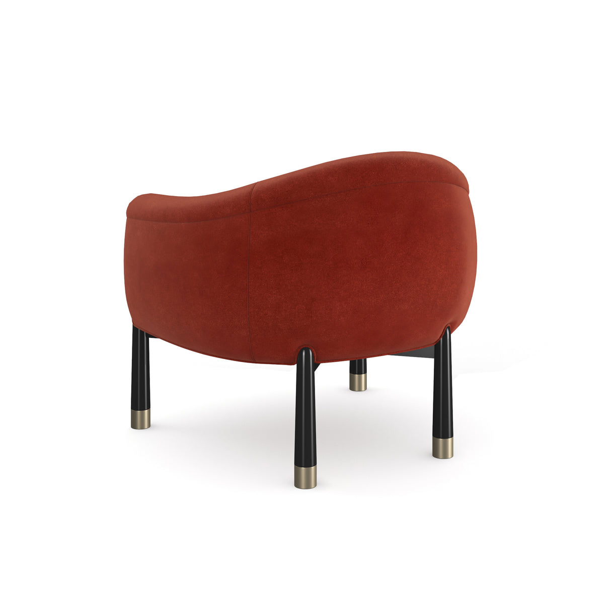 Red Velvet Accent Chair | Caracole Baton