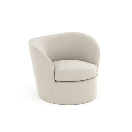 Fully Upholstered Swivel Chair | Caracole Quasi Laf