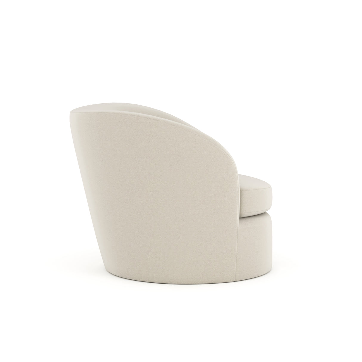 Fully Upholstered Swivel Chair | Caracole Quasi Laf