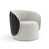 Piano Black Swivel Chair | Caracole Cuffe