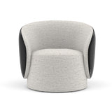 Piano Black Swivel Chair | Caracole Cuffe